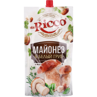 

Майонез "MR.RICCO" (белый гриб д/п) 375г