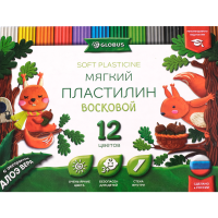 

Пластилин"GLOBUS"(с экстр.алоэ вера12цв)