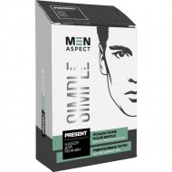 Набор косметики «Men Aspect Simple» лосьон-тоник после бритья, 150 мл + гидрогелевые патчи, 2 шт