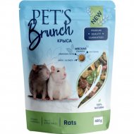 Корм сухой для грызунов «Pet's Brunch» Рацион для крыс, 400 г