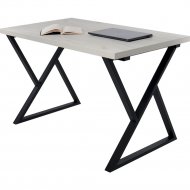 Обеденный стол «Millwood» Дели 18 мм, ЛДСП дуб белый крафт/черный, 120х70х75 см
