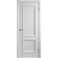 Дверь «Юркас шпон» Валенсия-4 ДГ Белая эмаль, 225х70 см