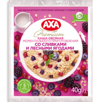 

Каша"AXA"(овсян. со сливк/лес. Яг.)40г