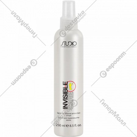 Спрей-термозащита для волос «Kapous» Invisible Care, Styling, Studio Professional, 2866, 250 мл