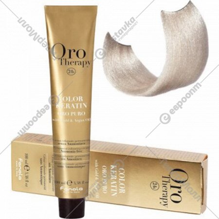 Крем-краска для волос «Fanola» Oro, OP10.0 EXTRA, с кератином, частицами золота и аргановым маслом, 100 мл