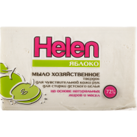 

Мыло хоз."HELEN"(д/ст.дет.б,ябл,72%)200г