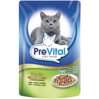 

Корм д/кош"PREVITAL"(с печ.в соусе)100г