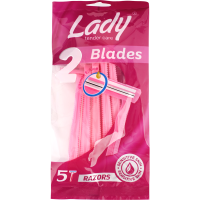 

Набор станк.одн.жен.c дв.лезв"LADY"5шт