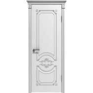 Дверь «Эстель люкс» Милана эст. ДГ Белая эмаль, 200х60 см