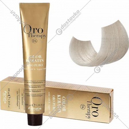 Крем-краска для волос «Fanola» Oro, OP11.7, с кератином, частицами золота и аргановым маслом, 100 мл