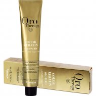Крем-краска для волос «Fanola» Oro, OP4.0, с кератином, частицами золота и аргановым маслом, 100 мл