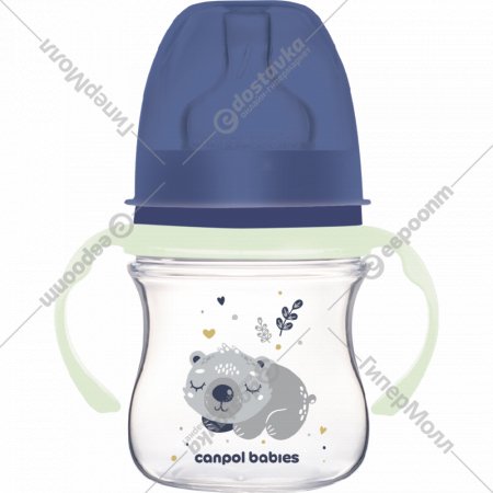 Бутылочка для кормления «Canpol Babies» EasyStart, Sleepy Koala, 35/236_blu, 120 мл