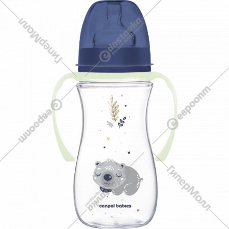 Бутылочка для кормления «Canpol Babies» EasyStart, Sleepy Koala, 35/238_blu, 300 мл