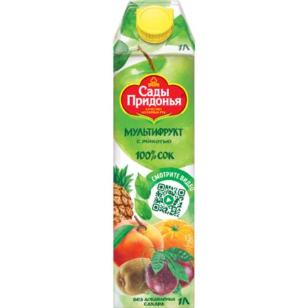 Сок Сады Придонья мультифруктовый, 1 л