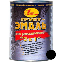 

Грунт-эмаль"НОВОБЫТХИМ"(п/рж 3в1,чер) 1л