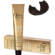 Крем-краска для волос «Fanola» Oro, OP6.00, с кератином, частицами золота и аргановым маслом, 100 мл