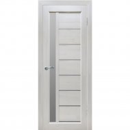 Дверь «Массив сосны» Вега 9 ЧО Белый/Матовое, 200х60 см