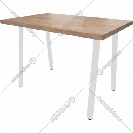 Обеденный стол «Millwood» Леон 18 мм, ЛДСП дуб золотой крафт/белый, 120х70х75 см