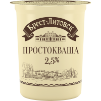 

Простокваша стак"БРЕСТ-ЛИТОВСК"2.5% 380г
