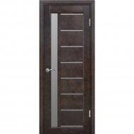 Дверь «Массив сосны» Вега 9 ЧО Венге/Матовое, 200х60 см