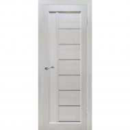 Дверь «Массив сосны» Вега 8 ЧО Белый/Матовое, 200х60 см