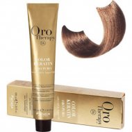Крем-краска для волос «Fanola» Oro, OP7.14, с кератином, частицами золота и аргановым маслом, 100 мл