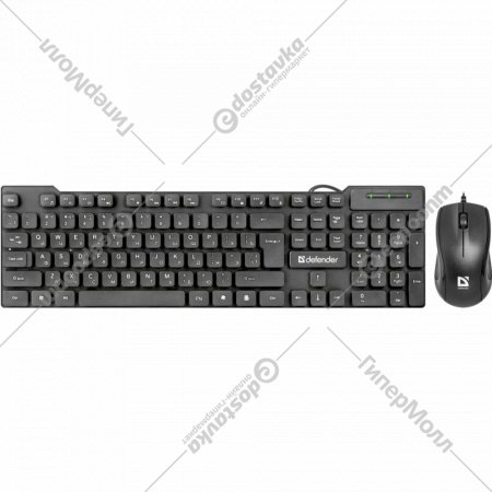 Клавиатура + мышь «Defender» C-777, черный