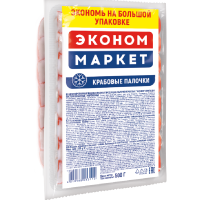 

Краб.палочки "ЭКОНОМ-МАРКЕТ" (имит) 500г