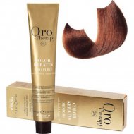 Крем-краска для волос «Fanola» Oro, OP7.4, с кератином, частицами золота и аргановым маслом, 100 мл