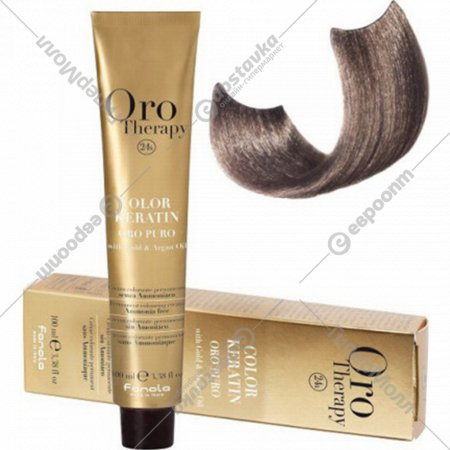 Крем-краска для волос «Fanola» Oro, OP8.1, с кератином, частицами золота и аргановым маслом, 100 мл