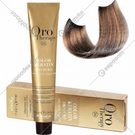 Крем-краска для волос «Fanola» Oro, OP8.21, с кератином, частицами золота и аргановым маслом, 100 мл