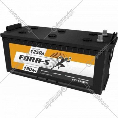 Аккумулятор автомобильный «FORA-S» 190 (3) евро +/-, 1250A, 480х223х223, TC-00001647