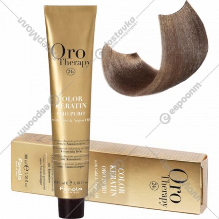 Крем-краска для волос «Fanola» Oro, OP9.13, с кератином, частицами золота и аргановым маслом, 100 мл