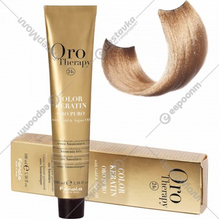 Крем-краска для волос «Fanola» Oro, OP9.3, с кератином, частицами золота и аргановым маслом, 100 мл
