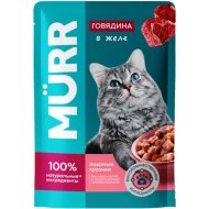Корм для кошек «Murr» говядина в желе, 75 г
