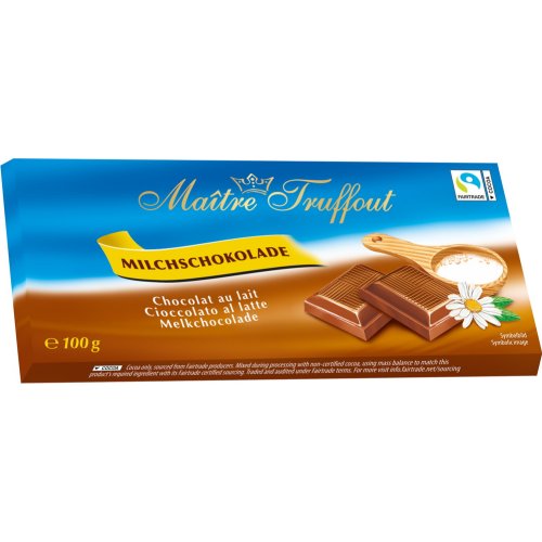 Шоколад молочный «Maitre truffout» 100 г