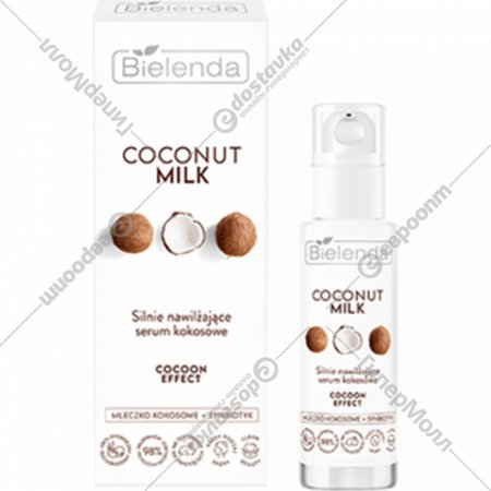 Сыворотка для лица «Bielenda» Coconut Milk, Cocon Effect, 047306, 30 мл