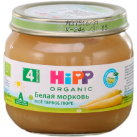 

Белая морковь"Мое первое пюре"с 4м.80г