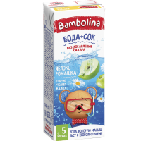 

Напиток "BAMBOLINA"(яблоко-ромашка)0.2л