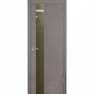 Дверь «Портадом» Deform, H-3 французский серый/Бронза, 200х80 см