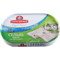 

Конс.рыб"Филе сельди НДМ", Санта,190г