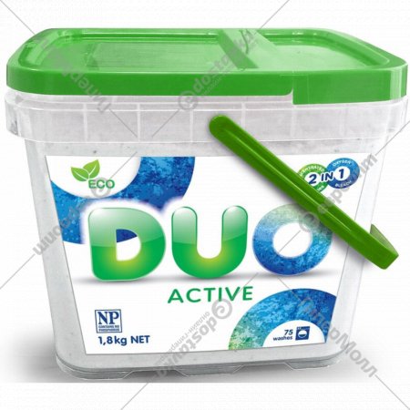 Стиральный порошок «Duo Active» Reflect, Универсальный Концентрированный, 1.8 кг