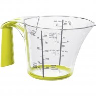Мерный стакан «Rotho» Loft, прозрачный/зеленый, 1111605070, 0.6 л