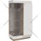 Шкаф с витриной «Мебель-КМК» П Роксет, КМК 0554.4, дуб юкон/белый глянец