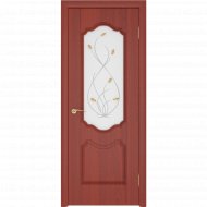 Дверь «Портадом» Орхидея, Итальянский орех/Матовое, 200х70 см