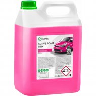 Автошампунь «Grass» Active Foam Pink, 113121, 6 кг