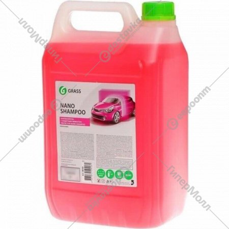 Автошампунь «Grass» Nano Shampoo, с защитным эффектом, 136102, 5 кг