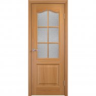 Дверь «Портадом» Классика, ДО Миланский орех/Хрусталик, 200х70 см