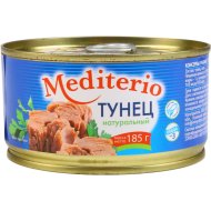 Консервы рыбные «Mediterio» тунец натуральный, 185 г