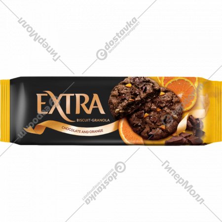 Печенье «Extra» с шоколадом и апельсином, 150 г